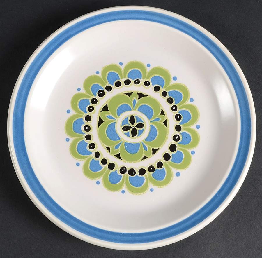Mosaic Salad Plate by Nikko-1