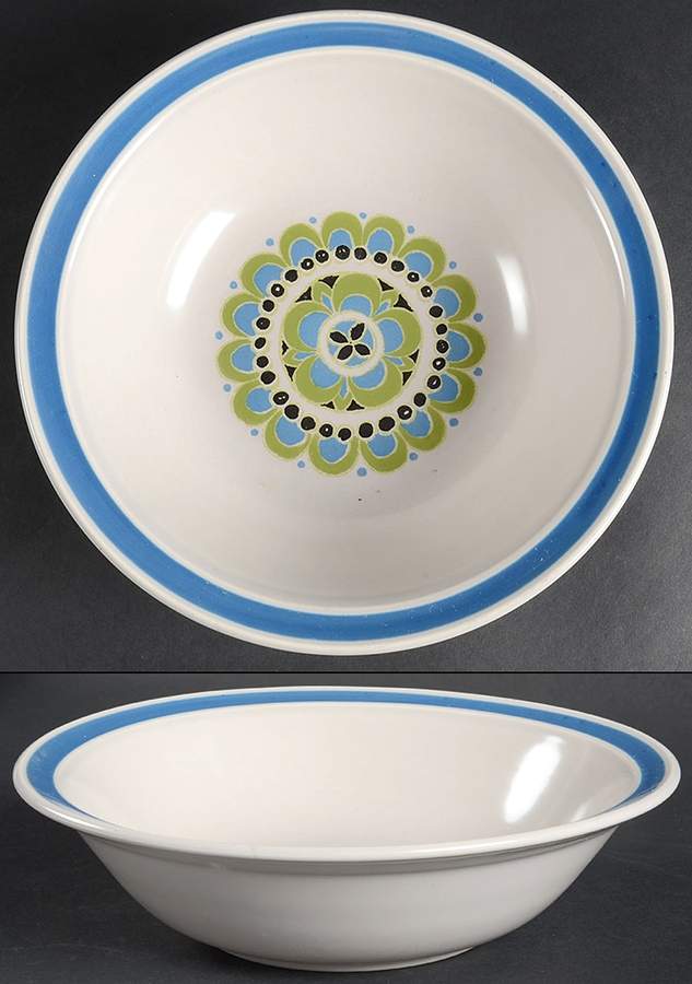 Mosaic 9" Round Vegetable Bowl by Nikko-1