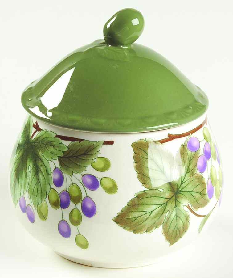 Napa Valley Sugar Bowl & Lid by Nikko-1