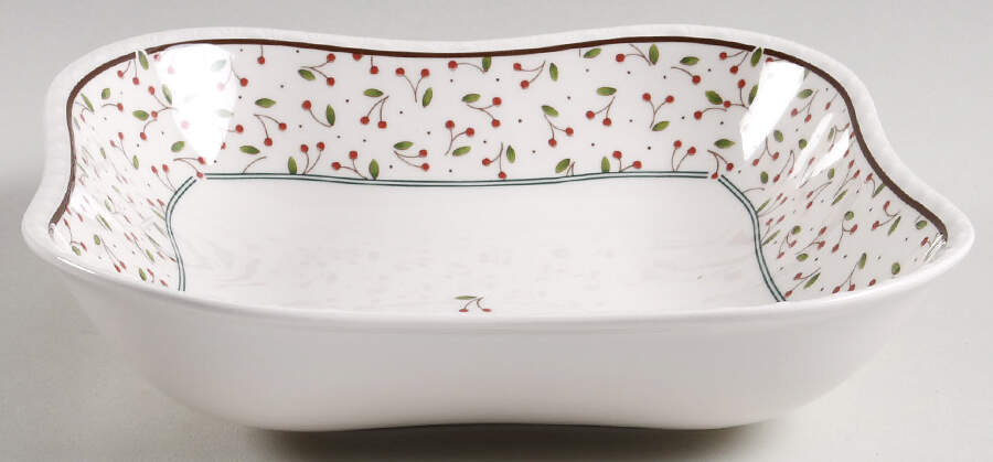 New England Days 8" Square Vegetable Bowl by Nikko-1