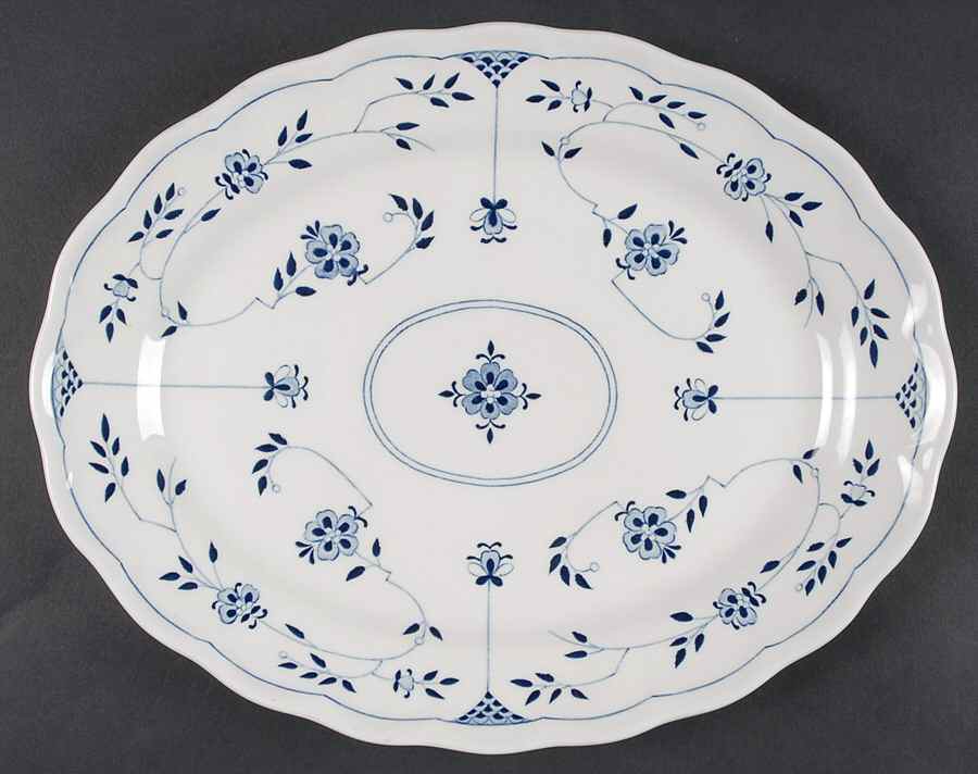 NIK17 11" Oval Serving Platter by Nikko-1