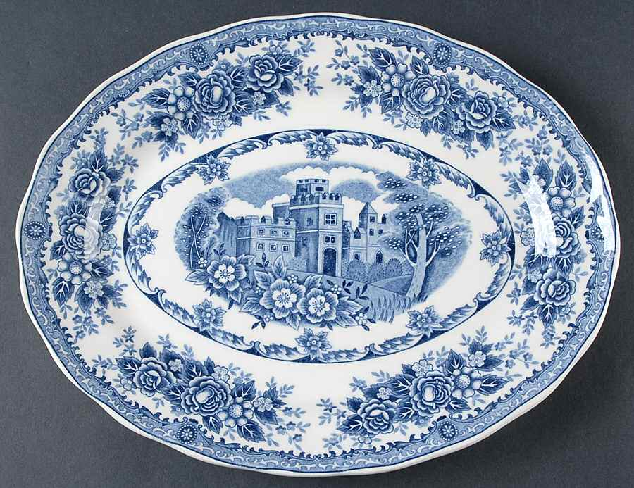 NIK19 11" Oval Serving Platter by Nikko-1