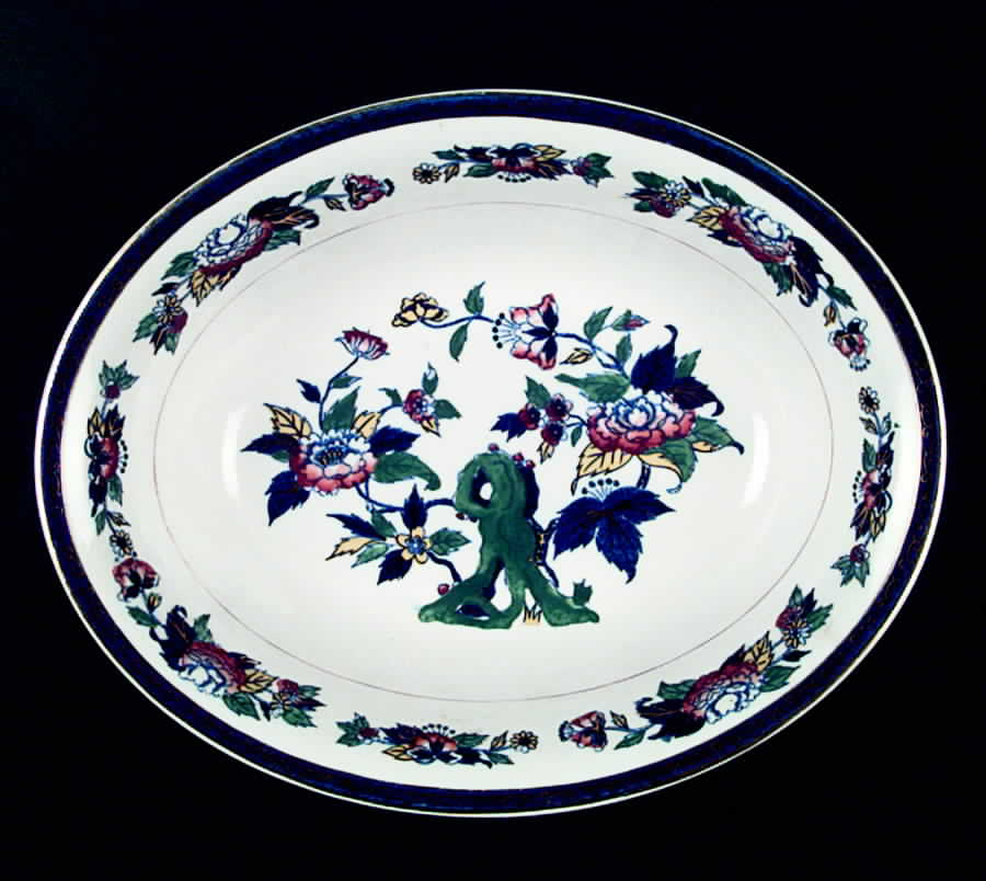 NIK28 10" Oval Vegetable Bowl by Nikko-1