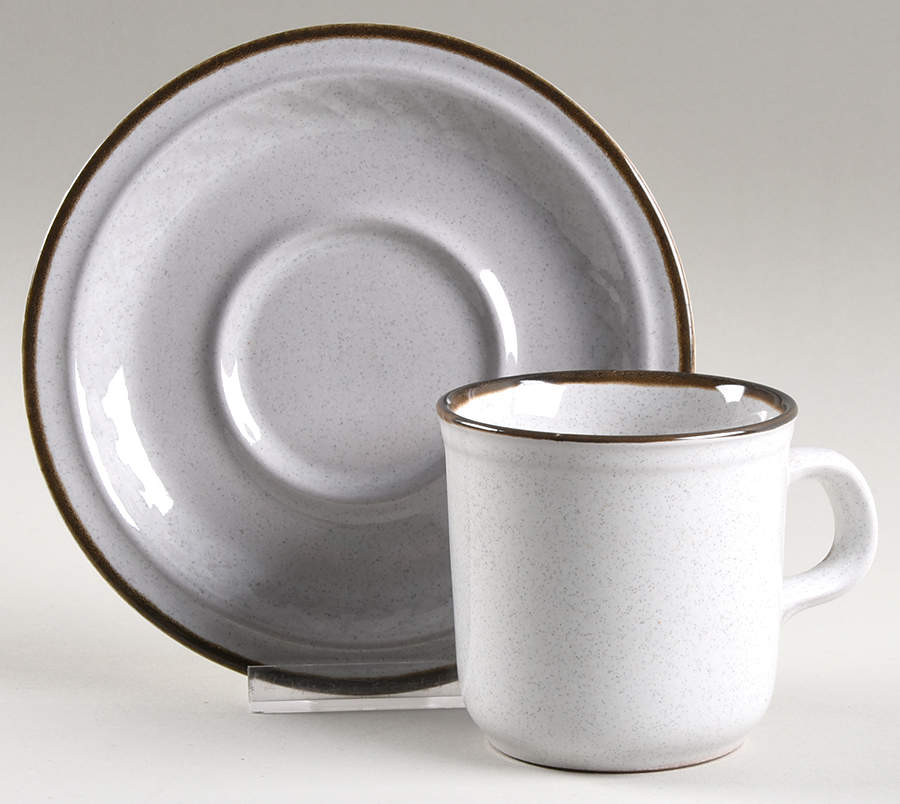 Fern Flat Cup & Saucer Set by Nikko-1