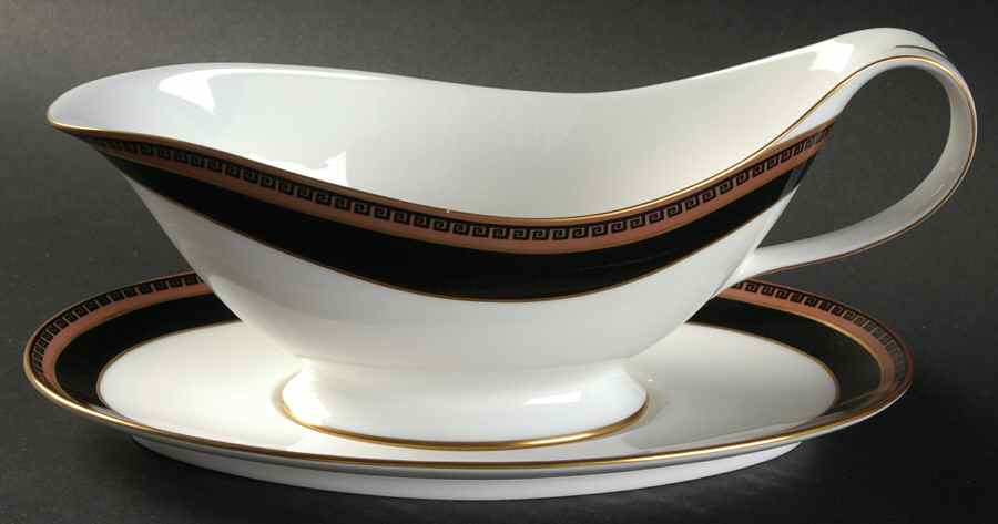 Olympus Gravy Boat & Underplate by Nikko-1