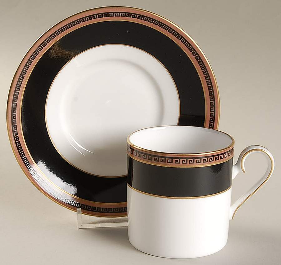 Olympus Flat Demitasse Cup & Saucer Set by Nikko-1