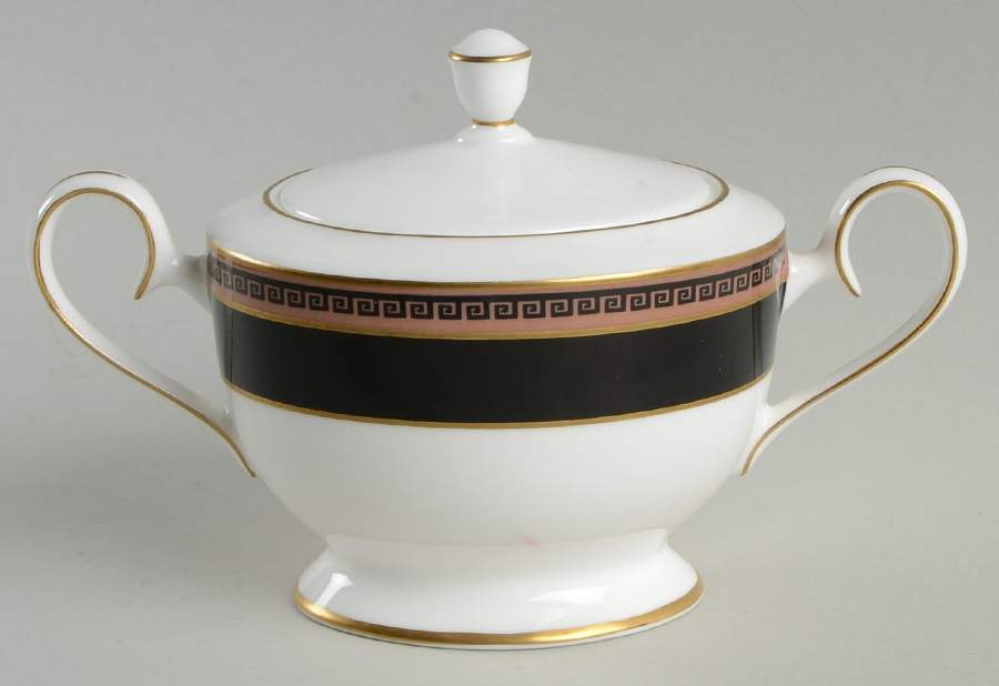 Olympus Sugar Bowl & Lid by Nikko-1