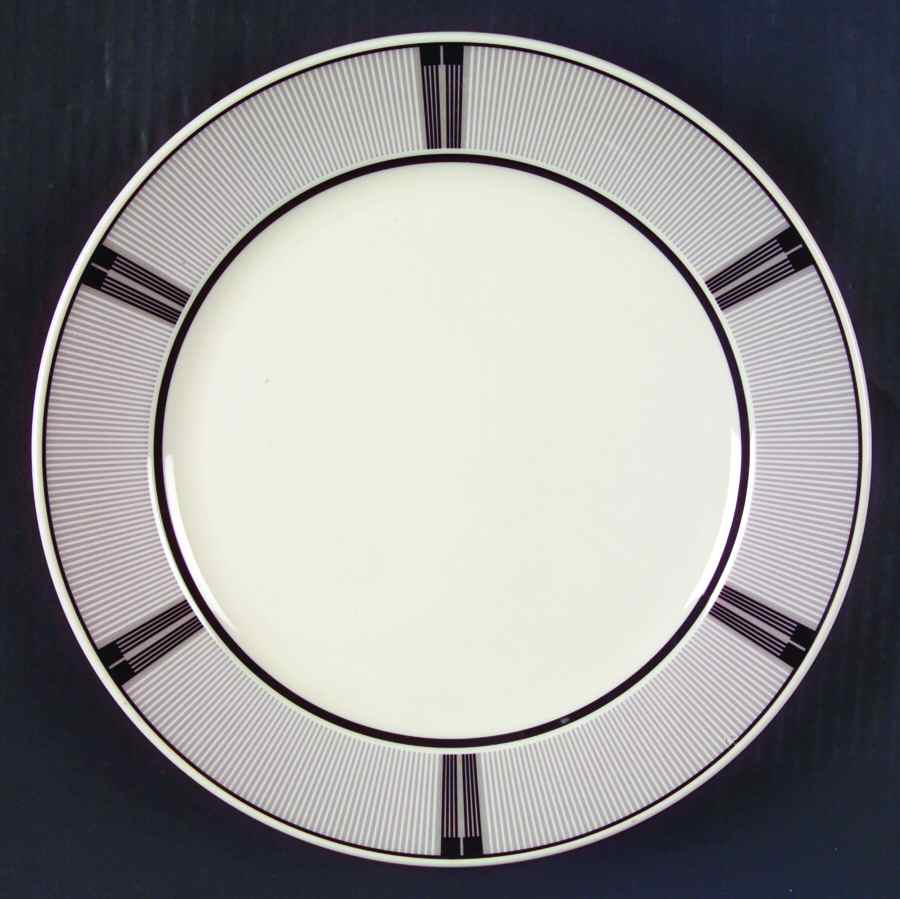 Optique Dinner Plate by Nikko-1