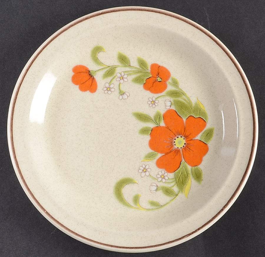 Orange Blossoms Salad Plate by Nikko-1