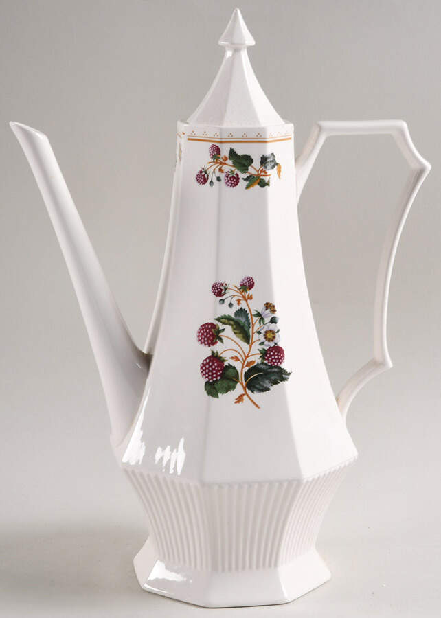 Orchard Coffee Pot & Lid by Nikko-1