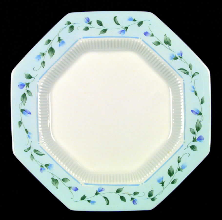 Pastel Blue Dinner Plate by Nikko-1