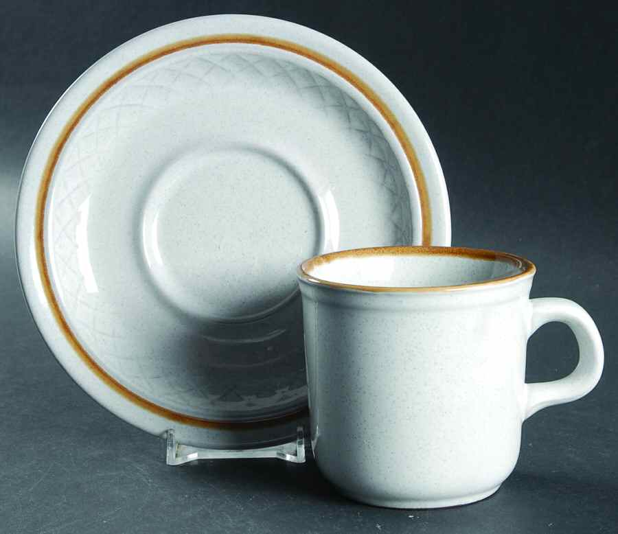 Pansy Flat Cup & Saucer Set by Nikko-1