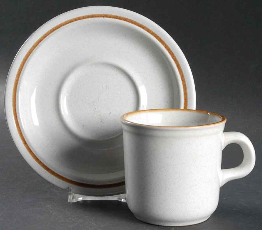 Pansy Flat Cup & Saucer Set by Nikko-1