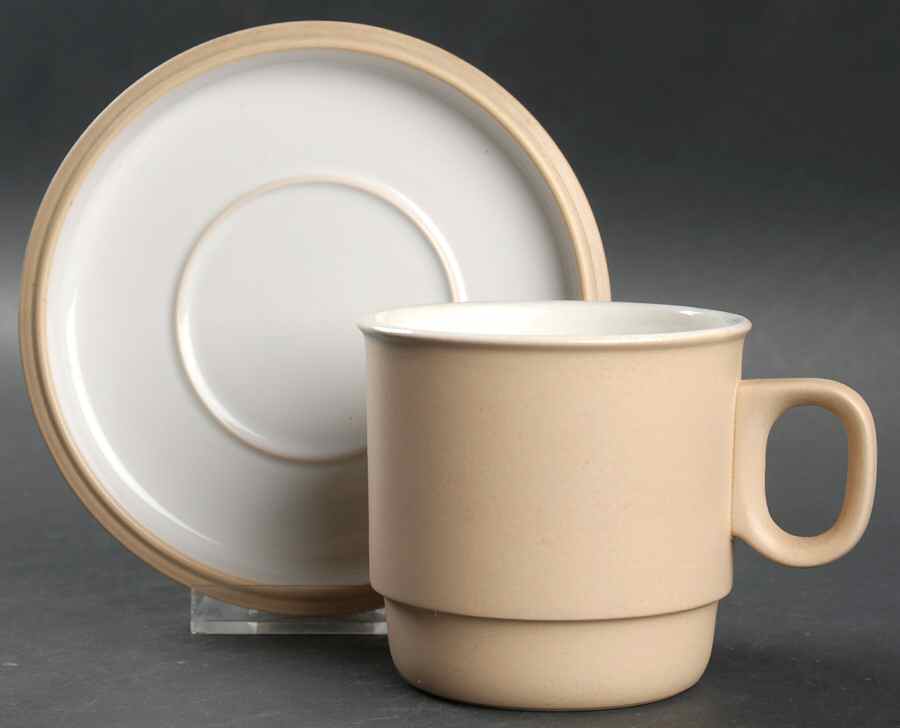 Parfait Flat Cup & Saucer Set by Nikko-1