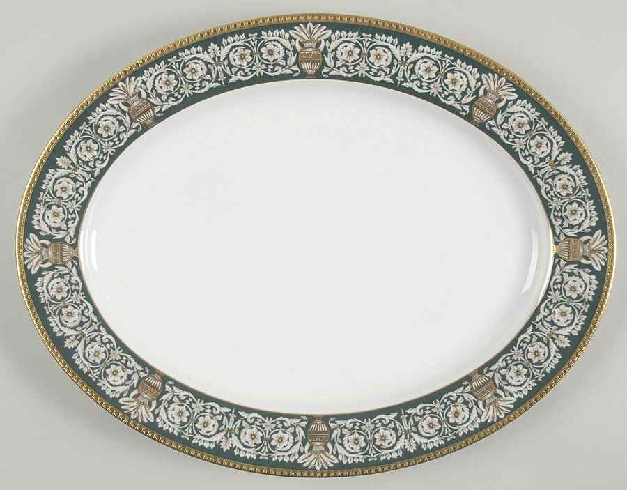 Pavilion 14" Oval Serving Platter by Nikko-1