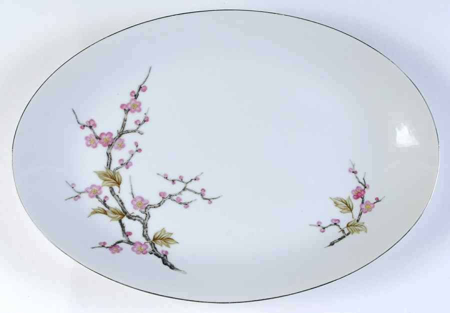 Pavilion 14" Oval Serving Platter by Nikko-1