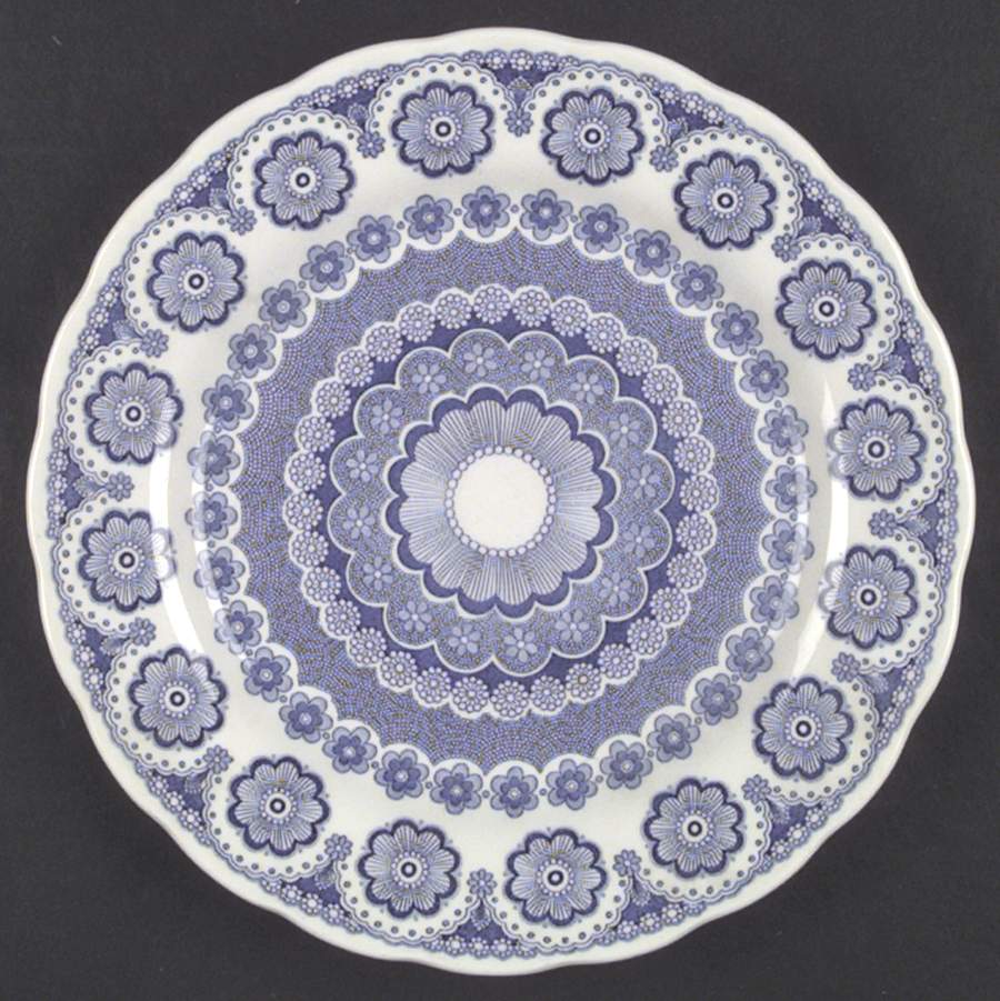Perfection Blue Dinner Plate by Nikko-1
