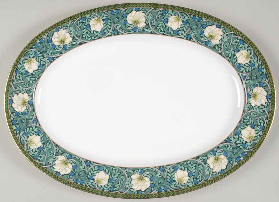 Pimpernel 14" Oval Serving Platter by Nikko-1