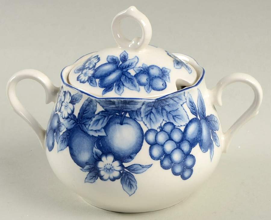 Plantation Sugar Bowl & Lid by Nikko-1