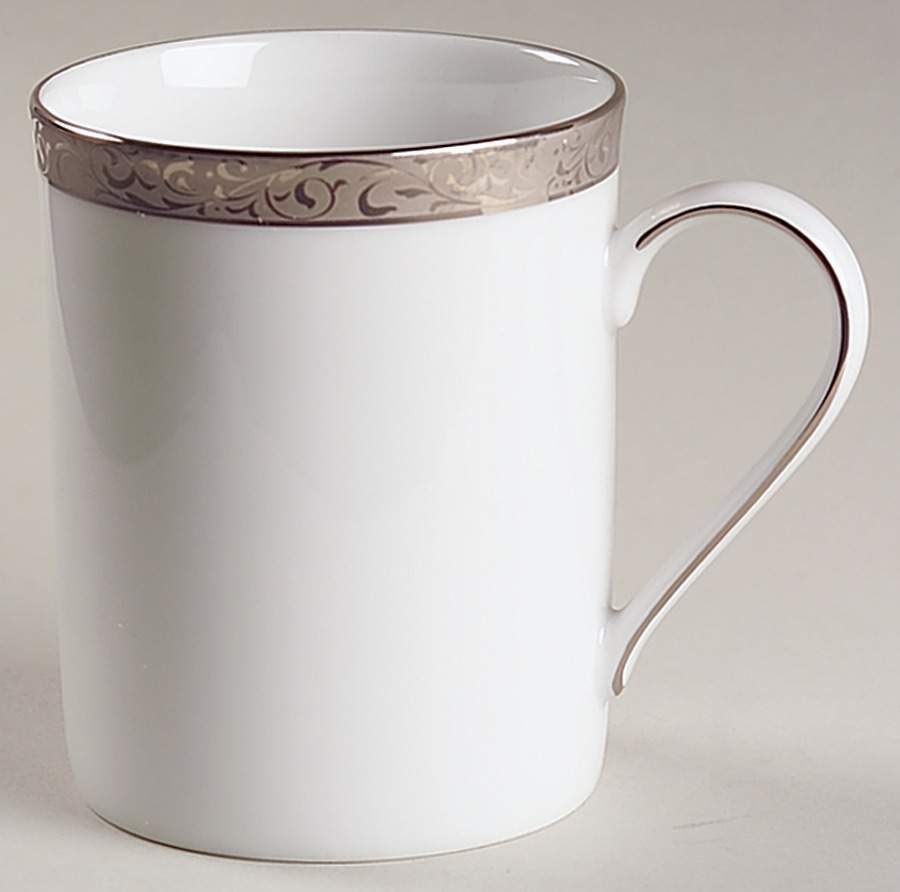 Platinum Filigree Mug by Nikko-1