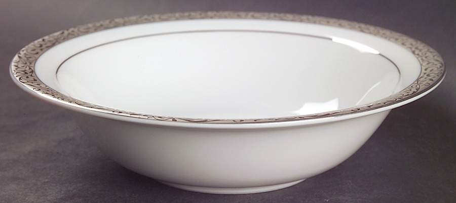 Platinum Filigree Fruit/Cereal Bowl by Nikko-1
