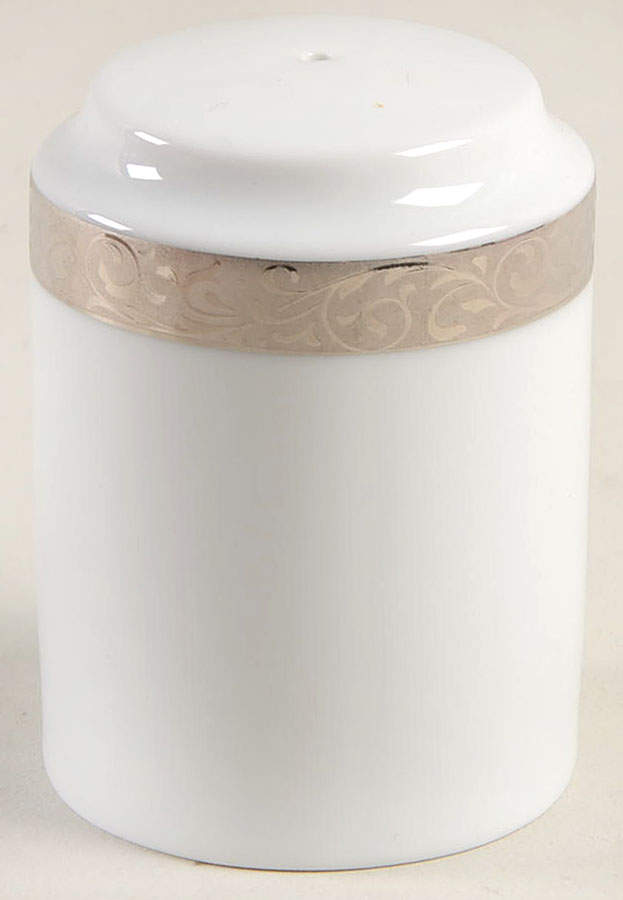 Platinum Filigree Salt Shaker by Nikko-1