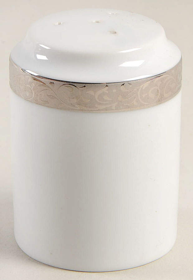 Platinum Filigree Pepper Shaker by Nikko-1