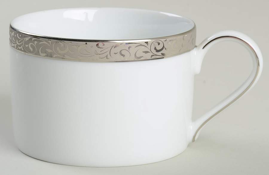 Platinum Filigree Flat Cup by Nikko-1