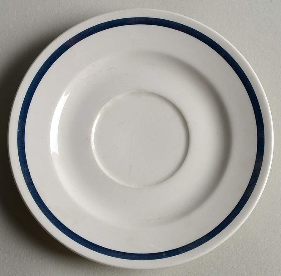 Polka Dot Blue Saucer by Nikko-1