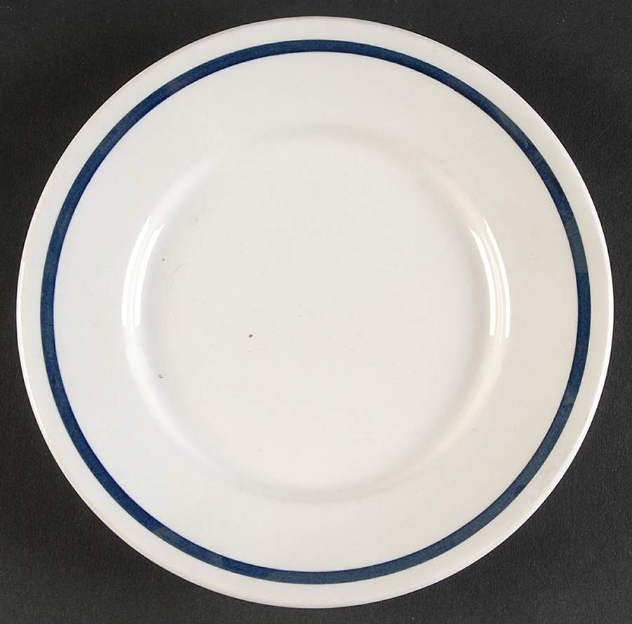 Polka Dot Blue Bread & Butter Plate by Nikko-1