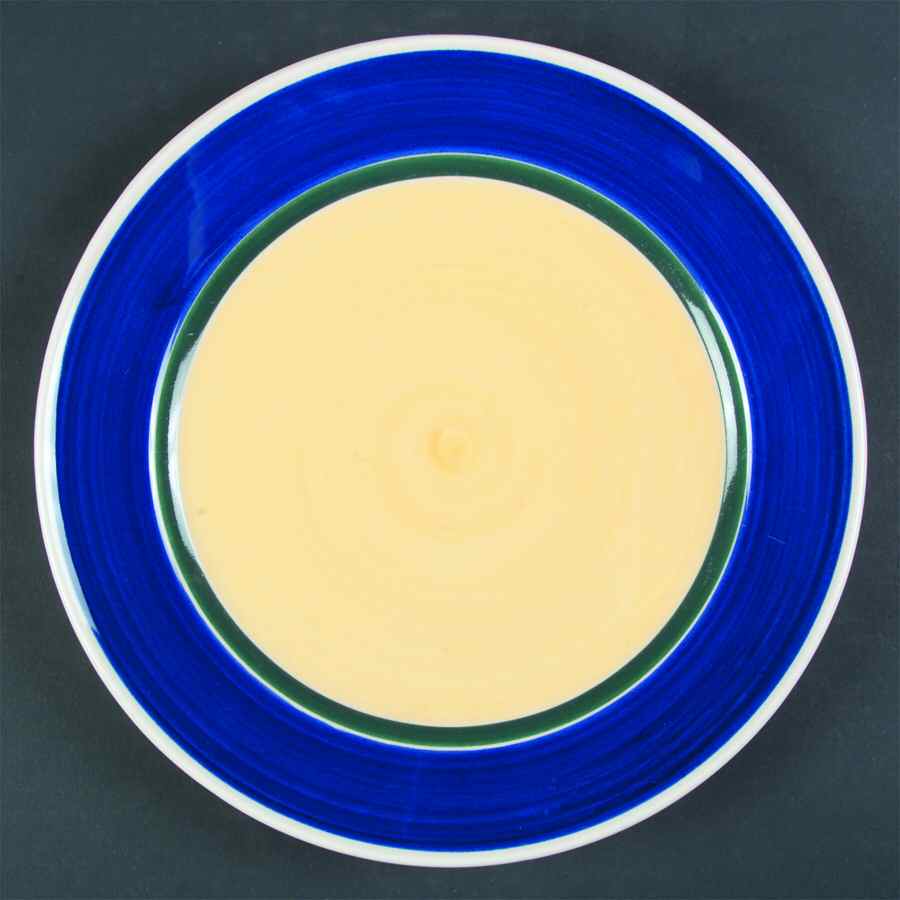 Potter's Wheel Blue Dinner Plate by Nikko-1