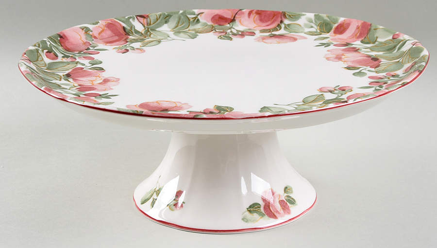 Precious 11" Diameter Pedestal Cake Stand by Nikko-1