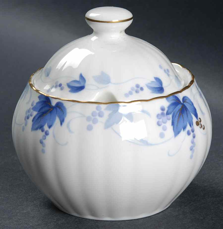 Raceme Sugar Bowl & Lid by Nikko-1