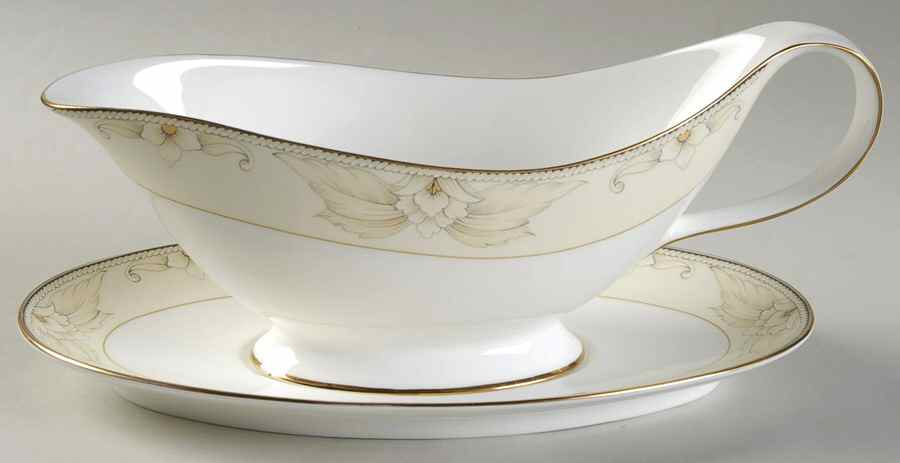 Rapture Gravy Boat & Underplate by Nikko-1
