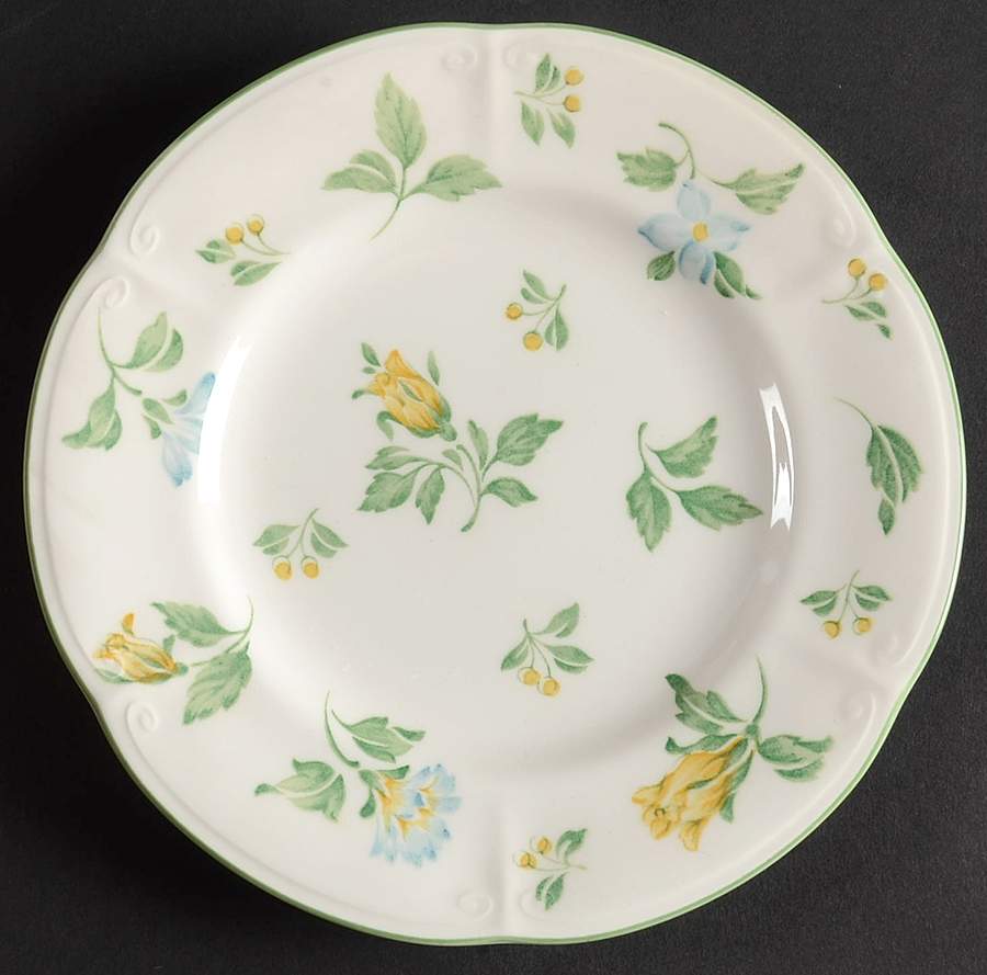 Rambling Rose Bread & Butter Plate by Nikko-1