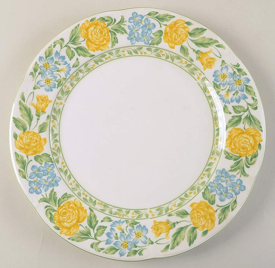 Rambling Rose 12" Chop Plate (Round Platter) by Nikko-1