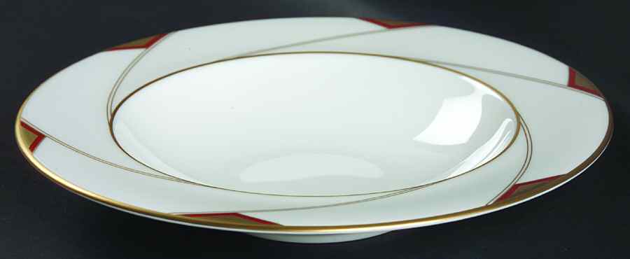 Rendezvous Large Rim Soup Bowl by Nikko-1