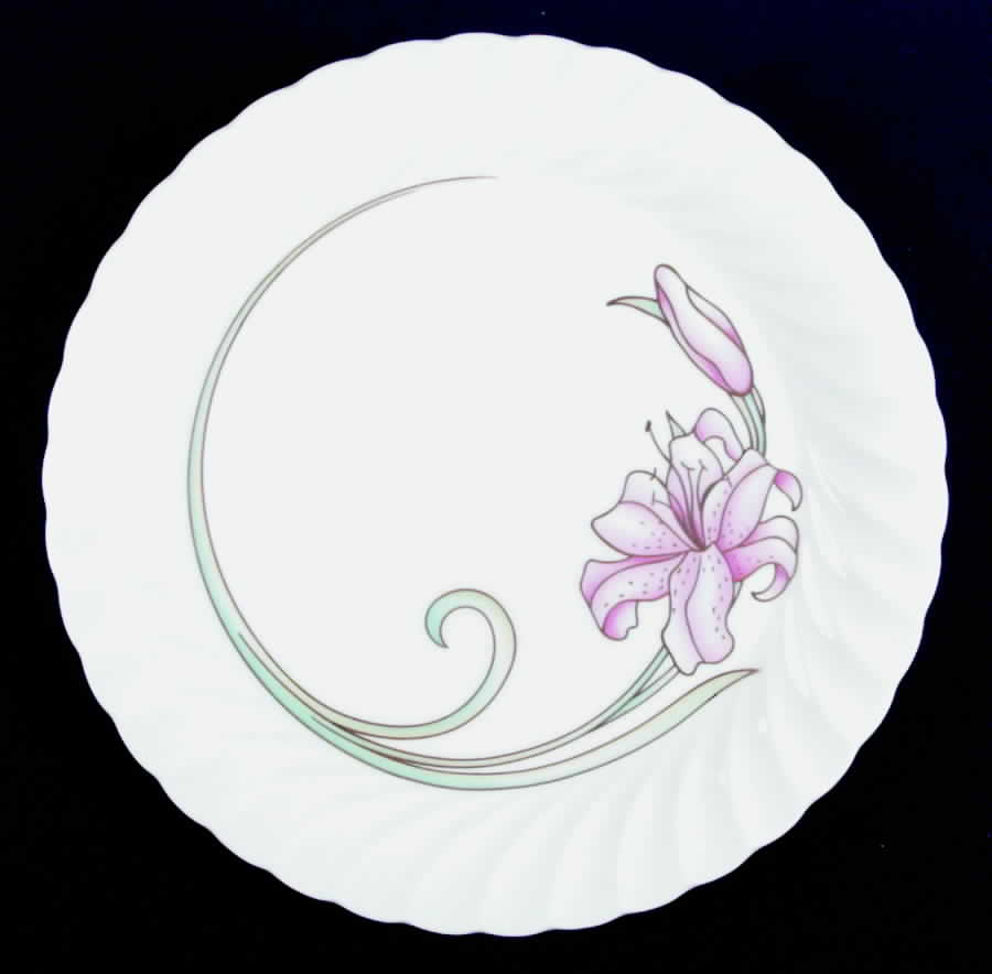 Rhubrum Lily Dinner Plate by Nikko-1