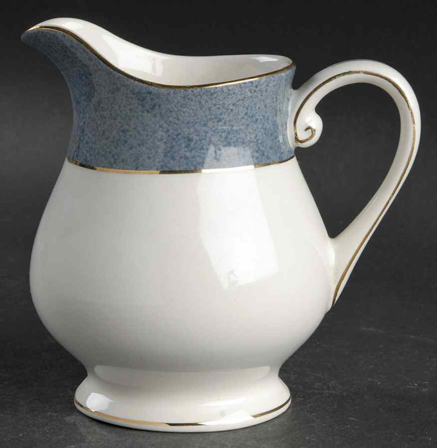 Riviera Slate Blue Creamer by Nikko-1