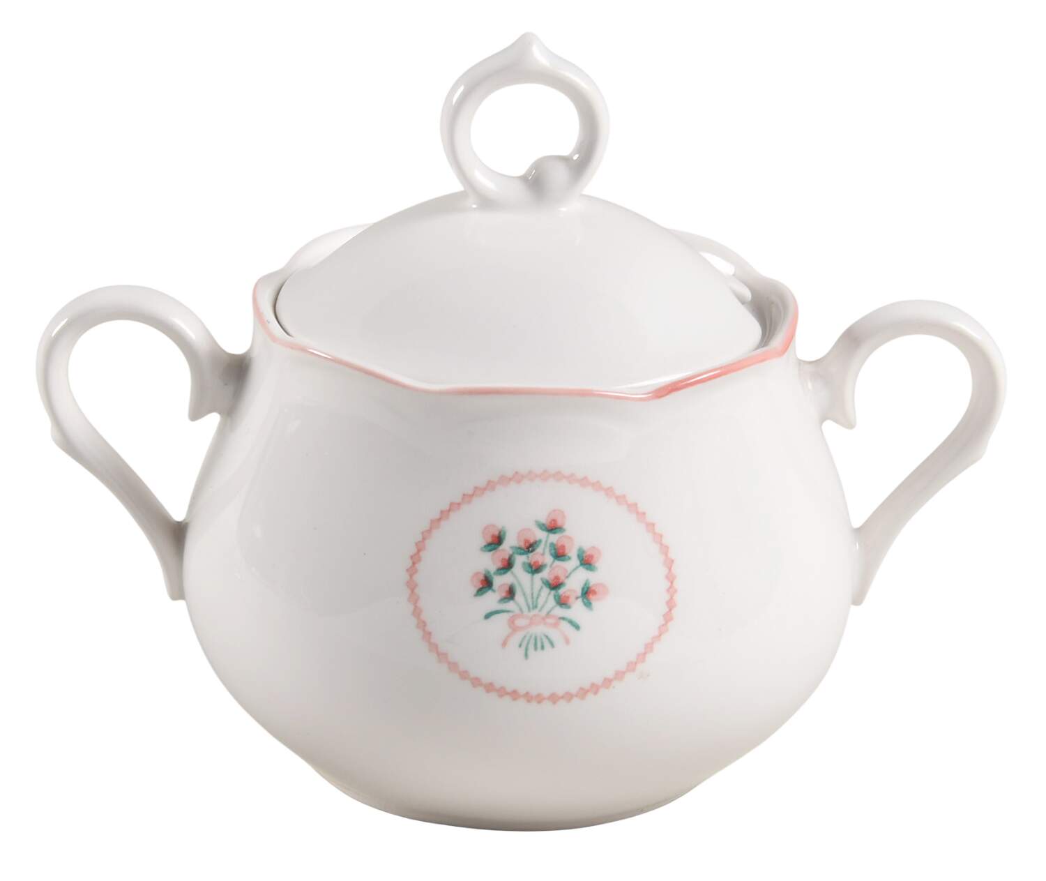 Rose Bouquet Sugar Bowl & Lid by Nikko-1