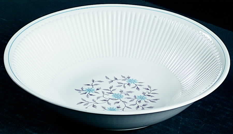 Royal Blue 9" Round Vegetable Bowl by Nikko-1