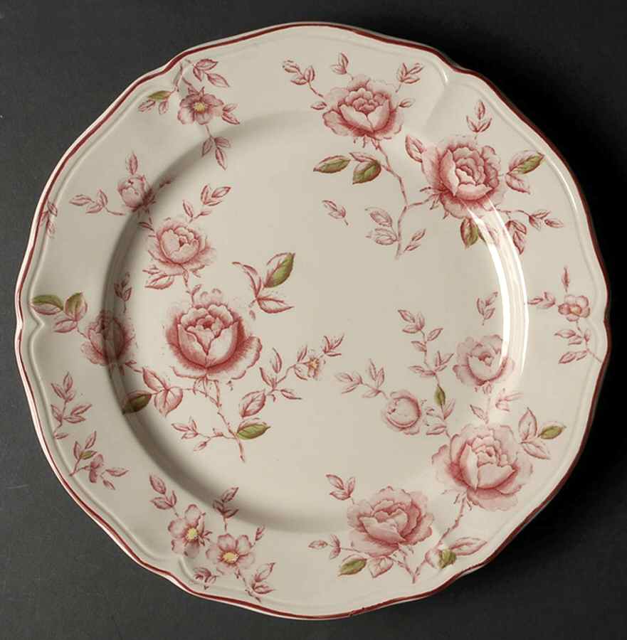 Rose Garden 12" Chop Plate (Round Platter) by Nikko-1