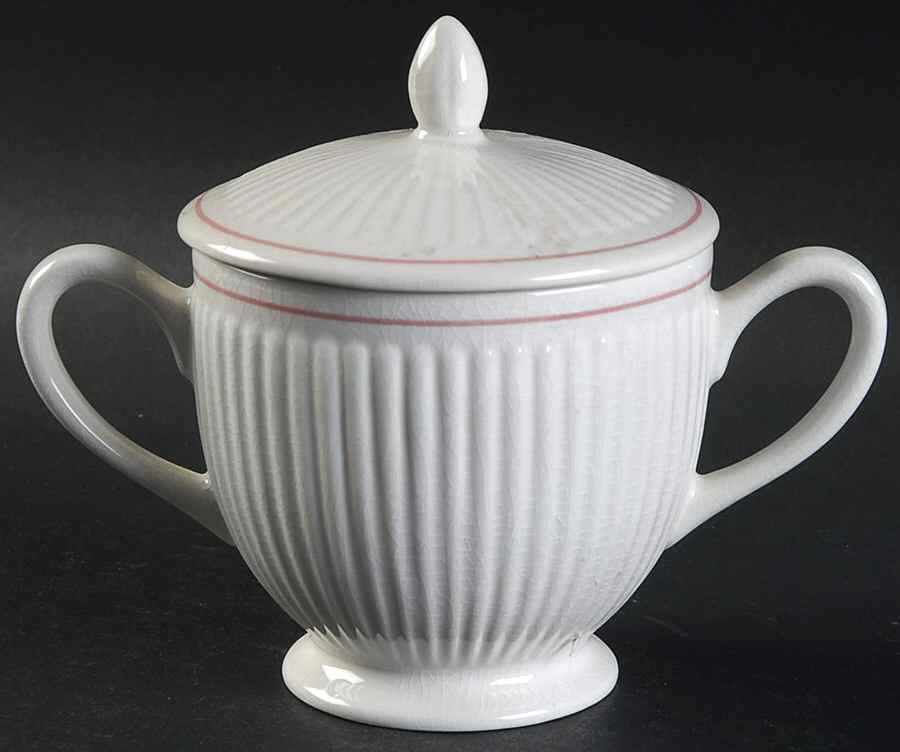 Royal Pink Sugar Bowl & Lid by Nikko-1
