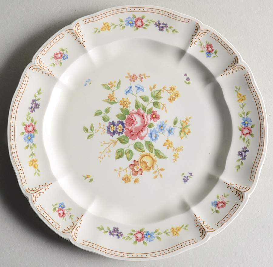 Rosette Salad Plate by Nikko-1