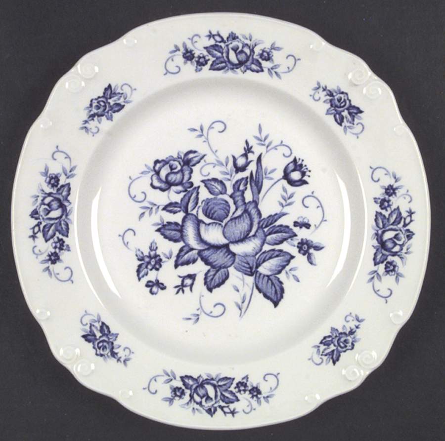 Rosette Salad Plate by Nikko-1