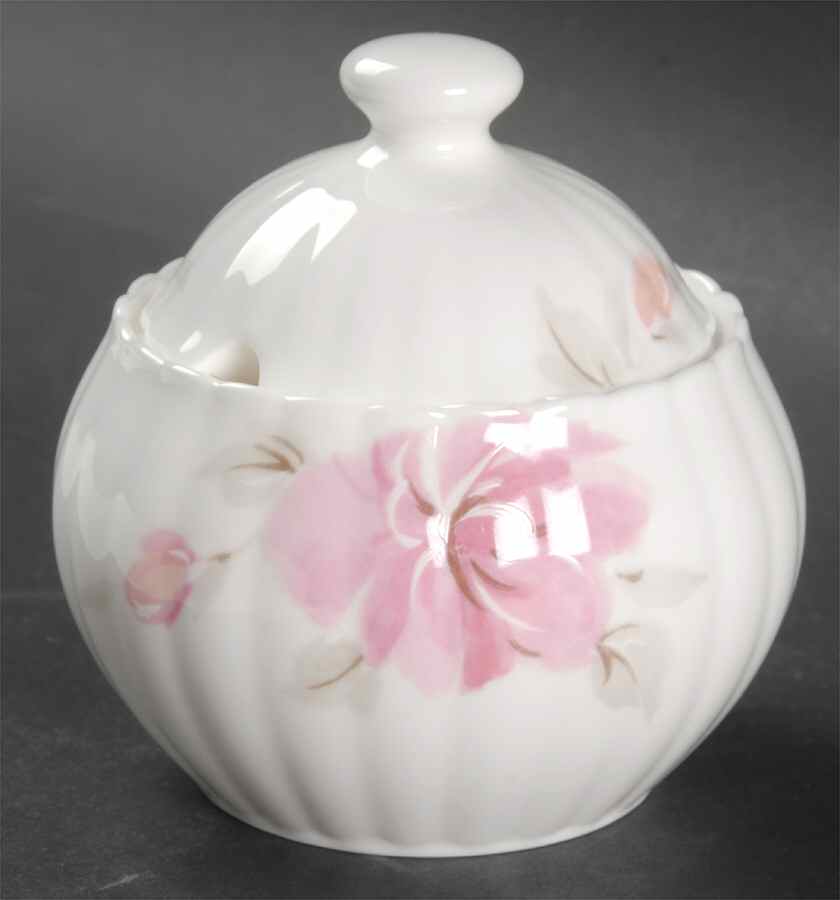 Rose Splendor Sugar Bowl & Lid by Nikko-1