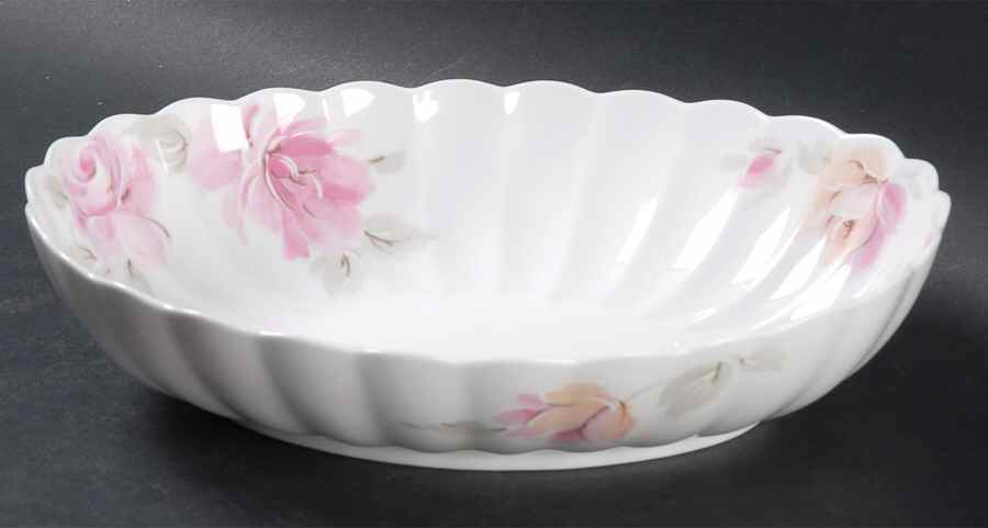Rose Splendor 9" Oval Vegetable Bowl by Nikko-1