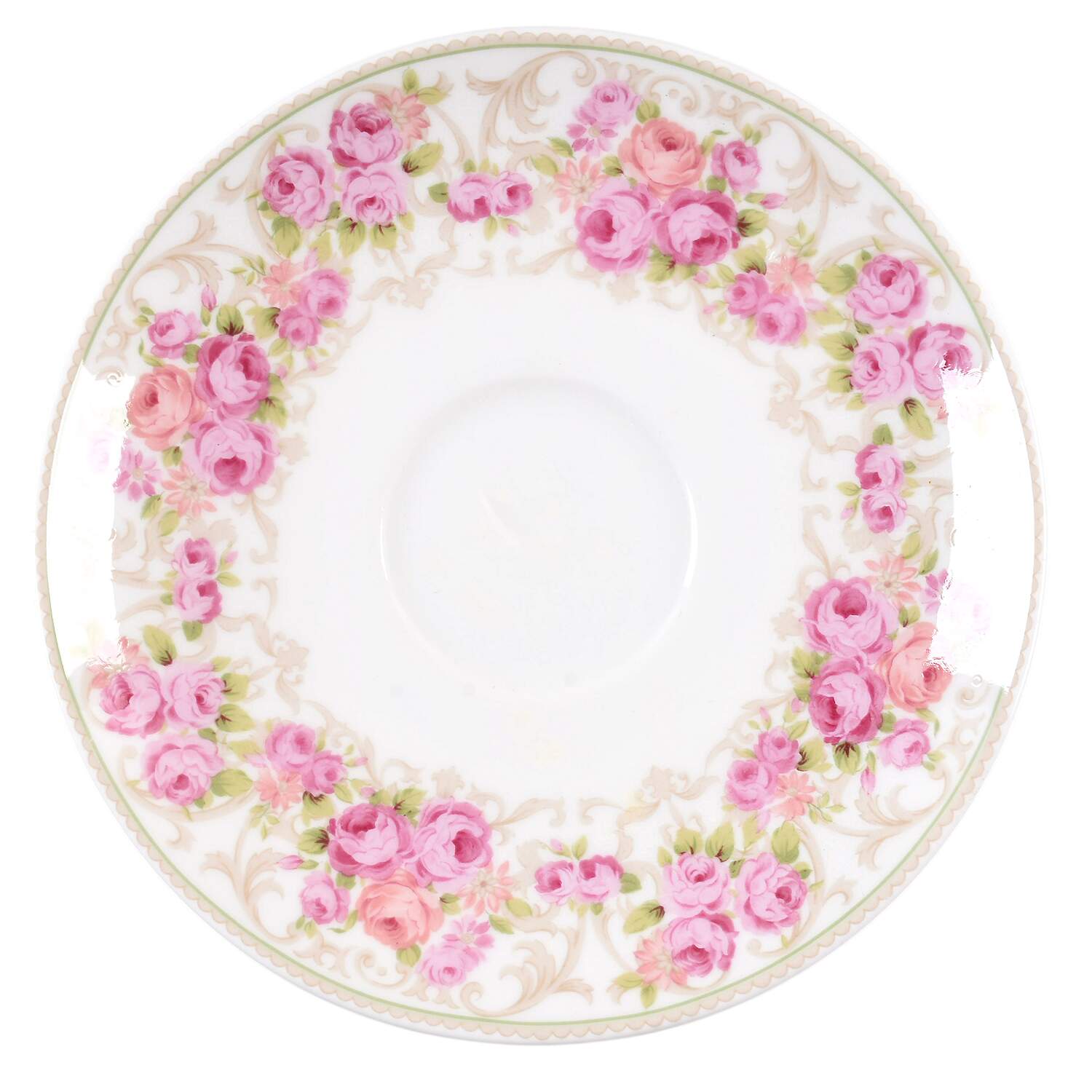 Rose Trellis Saucer by Nikko-1