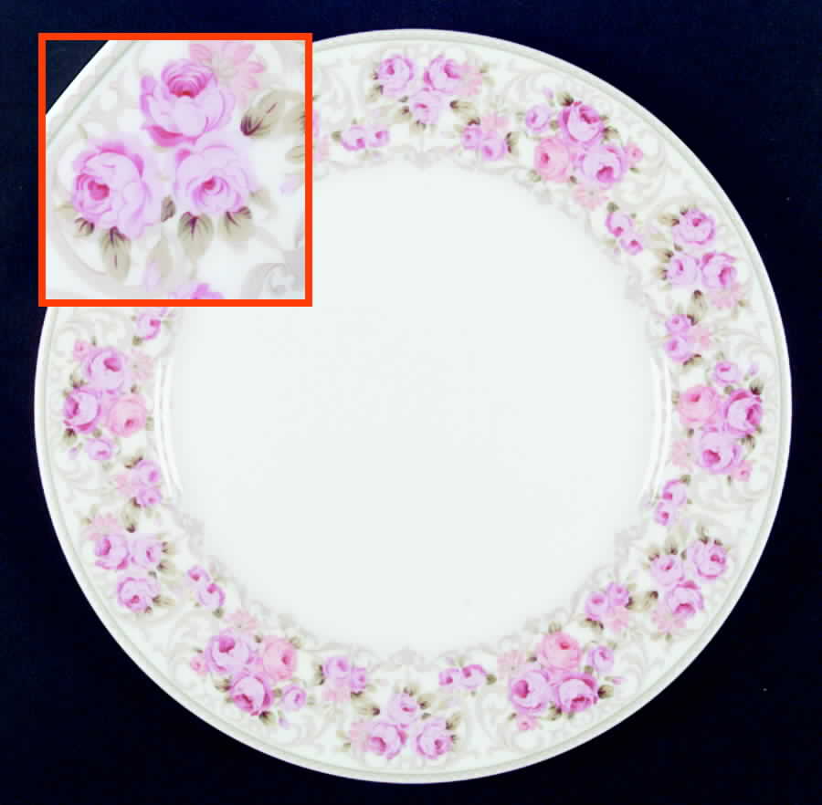 Rose Trellis Dinner Plate by Nikko-1