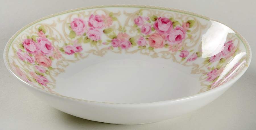 Rose Trellis Fruit/Dessert (Sauce) Bowl by Nikko-1